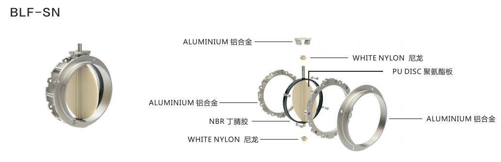 气动粉体(水泥)蝶阀